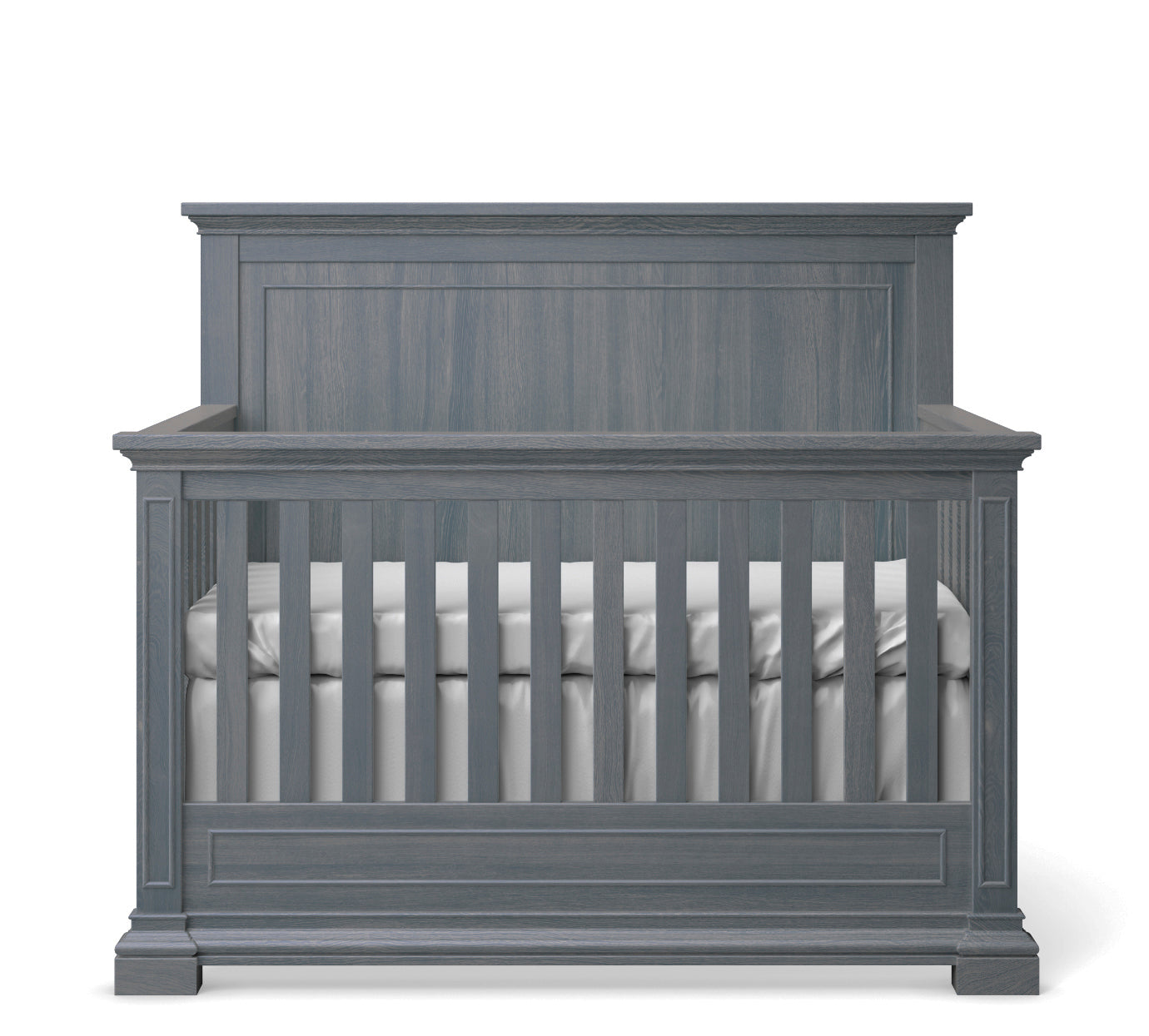 Jackson Convertible Crib, Double Dresser & Tall Chest + FREE Conversion Kit & FREE Toddler Kit | Storm