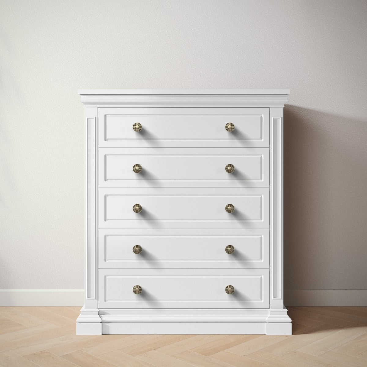 Jackson Tall Chest, White by Silva Furniture Jackson Tall Chest, White by Silva Furniture