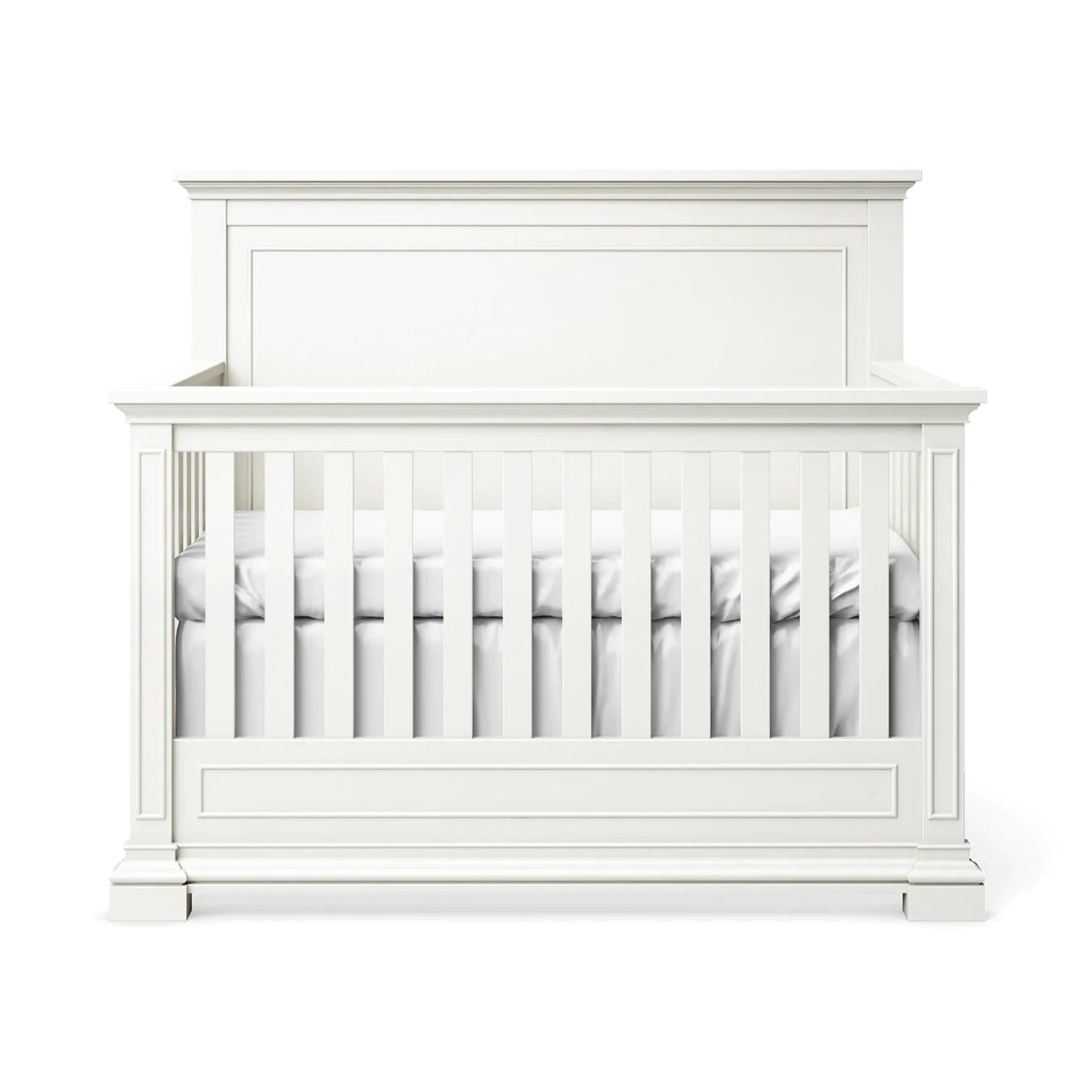Jackson Convertible Crib & Double Dresser + FREE Conversion Kit | White